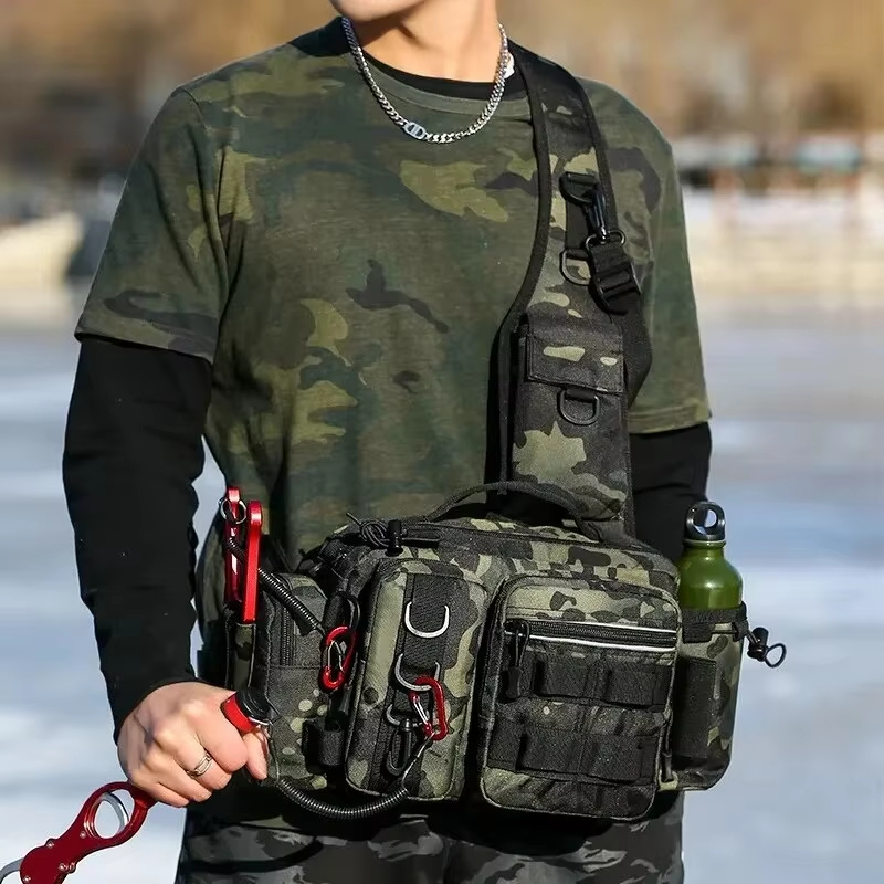 Fishing Equipment Bag - Borsa a tracolla tattica da esterno