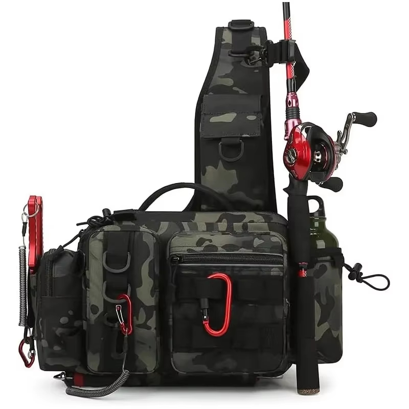 Borsa a tracolla tattica da es - Fishing Equipment Bag recensione e prezzo